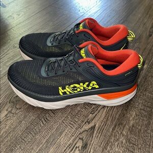 Hoka One One Bondi 7 Turbulence Chili Sz 10